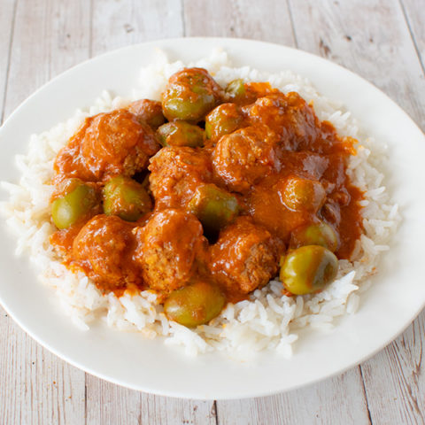 Easy Israeli-Moroccan Meatballs With Olives-image